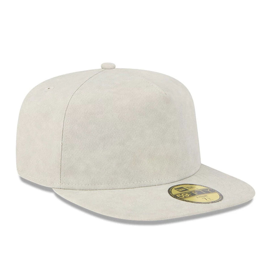 This is a New Era Light Cream 59FIFTY A-Frame Fitted Cap 3