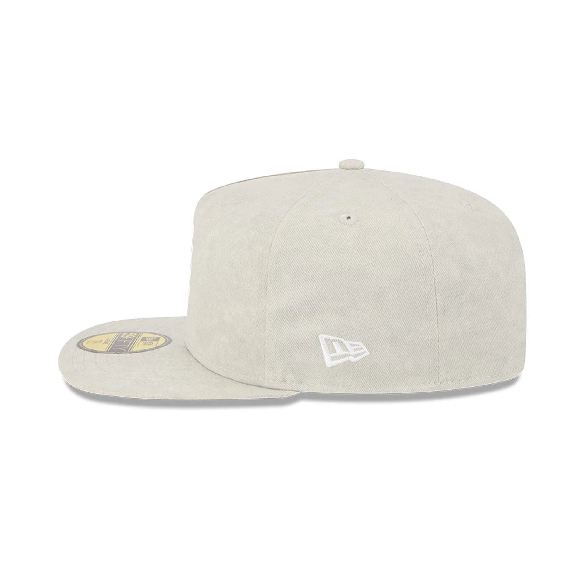 This is a New Era Light Cream 59FIFTY A-Frame Fitted Cap 4