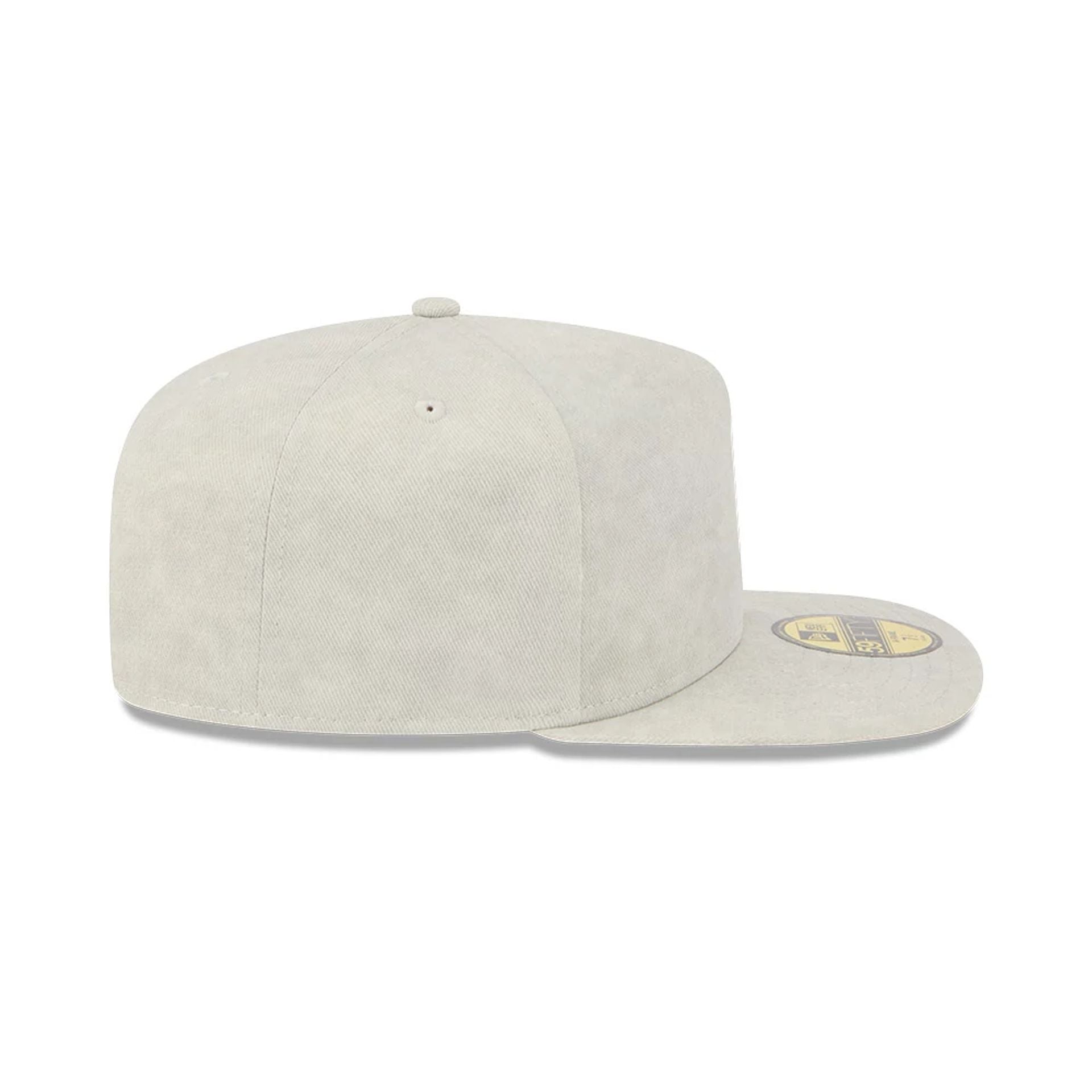 This is a New Era Light Cream 59FIFTY A-Frame Fitted Cap 5