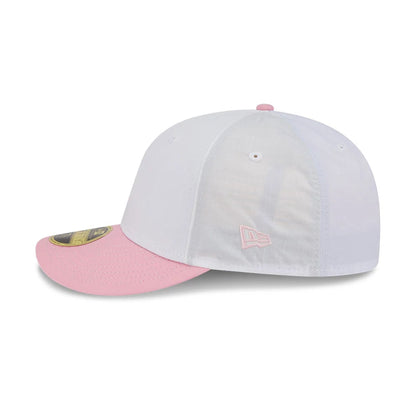This is a New Era Open White & Pink Low Profile 59FIFTY Fitted Cap 4