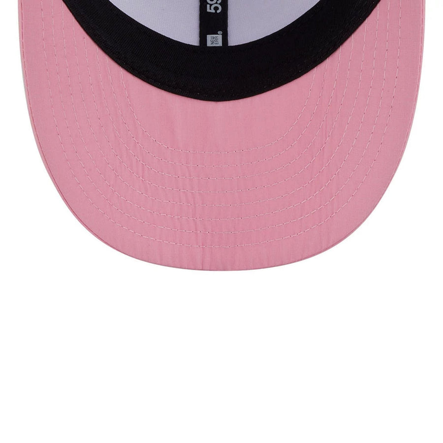 This is a New Era Open White & Pink Low Profile 59FIFTY Fitted Cap 7