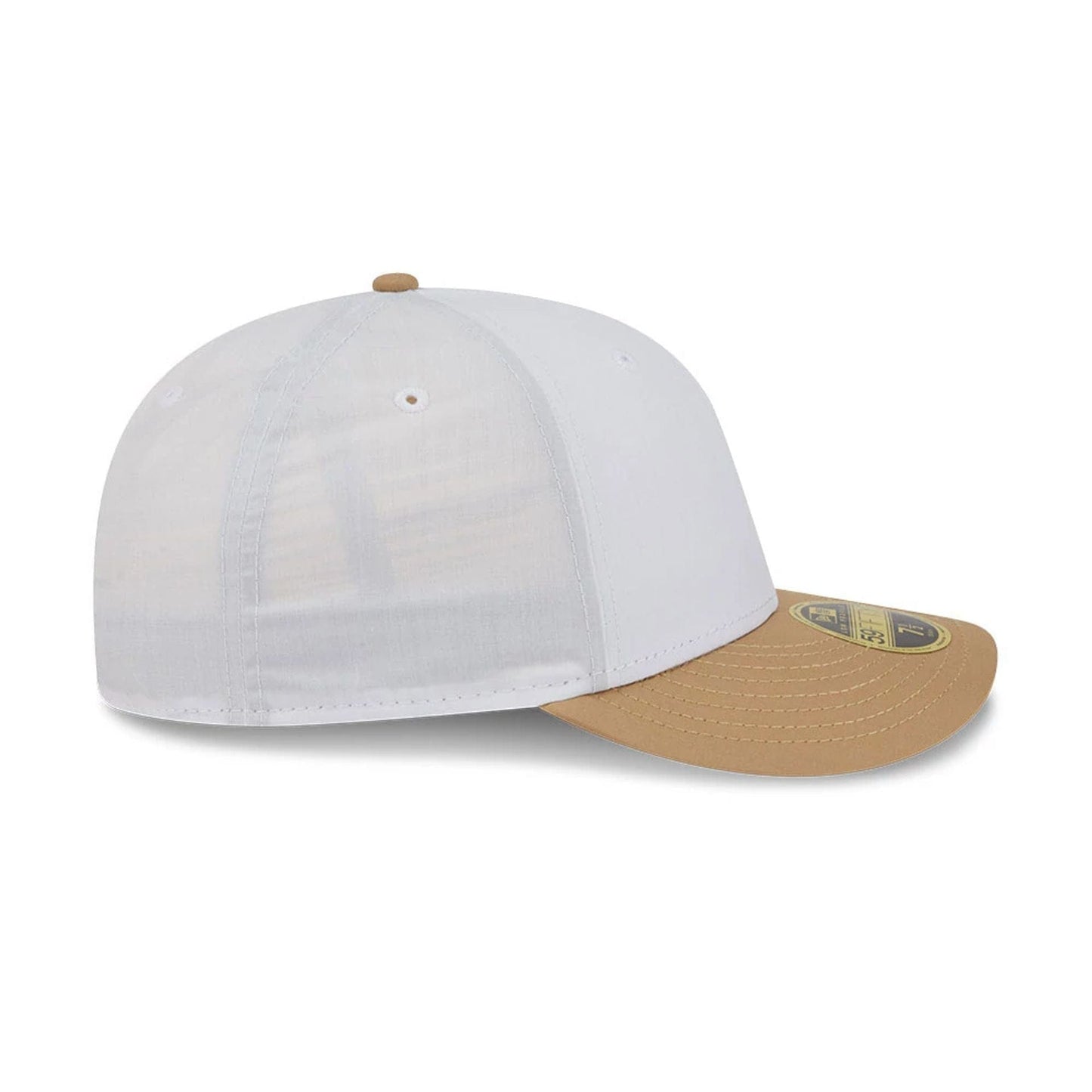 This is a New Era Open White & Beige Low Profile 59FIFTY Fitted Cap 5