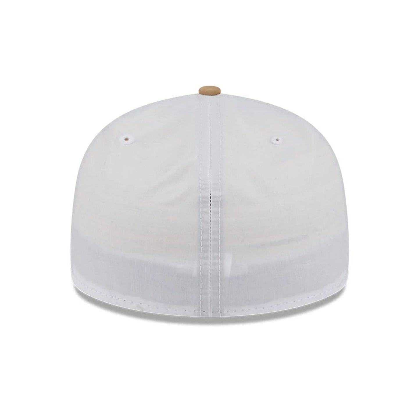 This is a New Era Open White & Beige Low Profile 59FIFTY Fitted Cap 6
