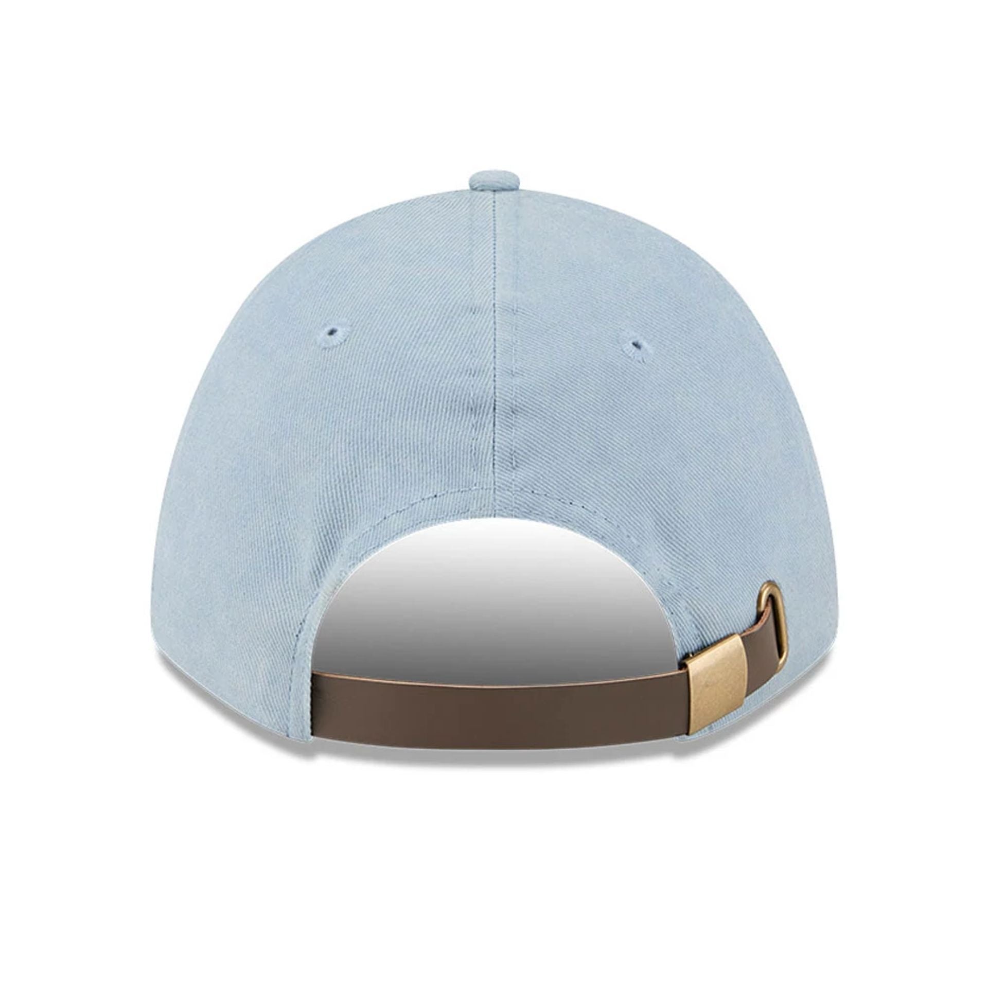 This is a New Era Pastel Blue 9FORTY M-Crown A-Frame Adjustable Cap 6