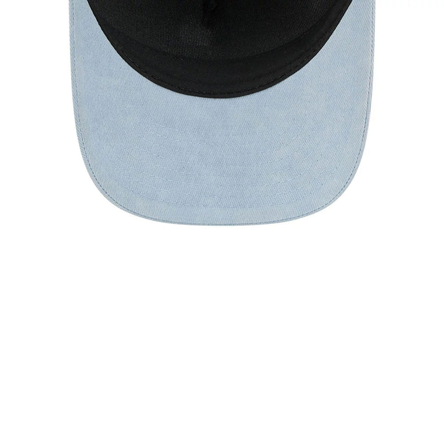 This is a New Era Pastel Blue 9FORTY M-Crown A-Frame Adjustable Cap 7