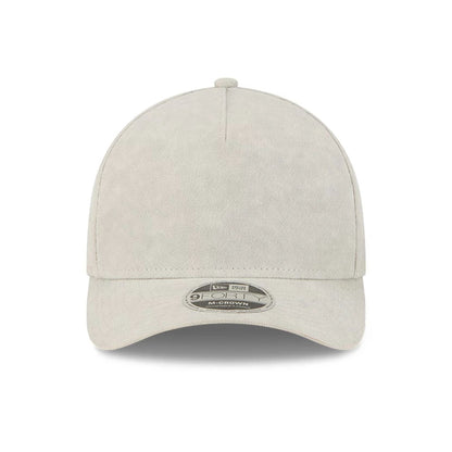 This is a New Era Light Beige 9FORTY M-Crown A-Frame Adjustable Cap 3