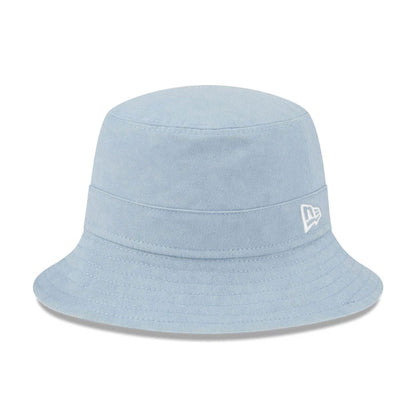 This is a New Era Pastel Blue Bucket Hat 1