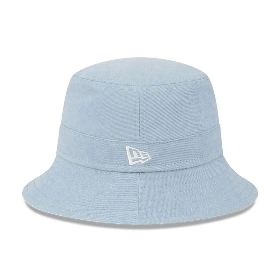 This is a New Era Pastel Blue Bucket Hat 2