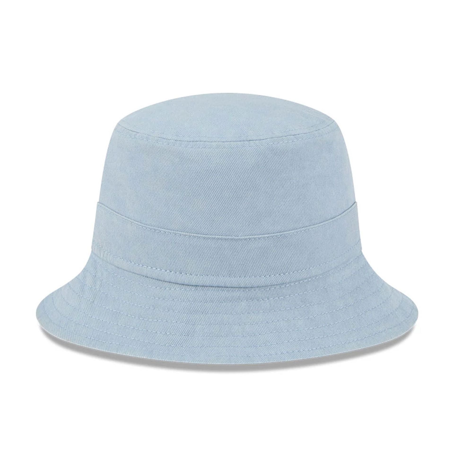 This is a New Era Pastel Blue Bucket Hat 6