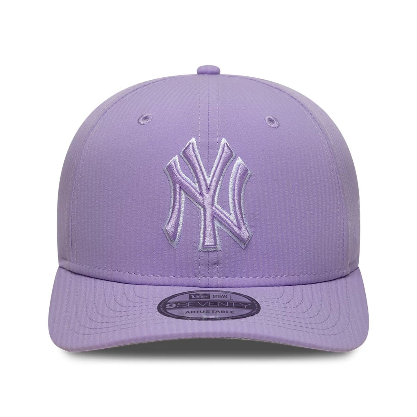 This is a New York Yankees Pastel Crepe Purple 9SEVENTY Stretch Snap Adjustable Cap 3