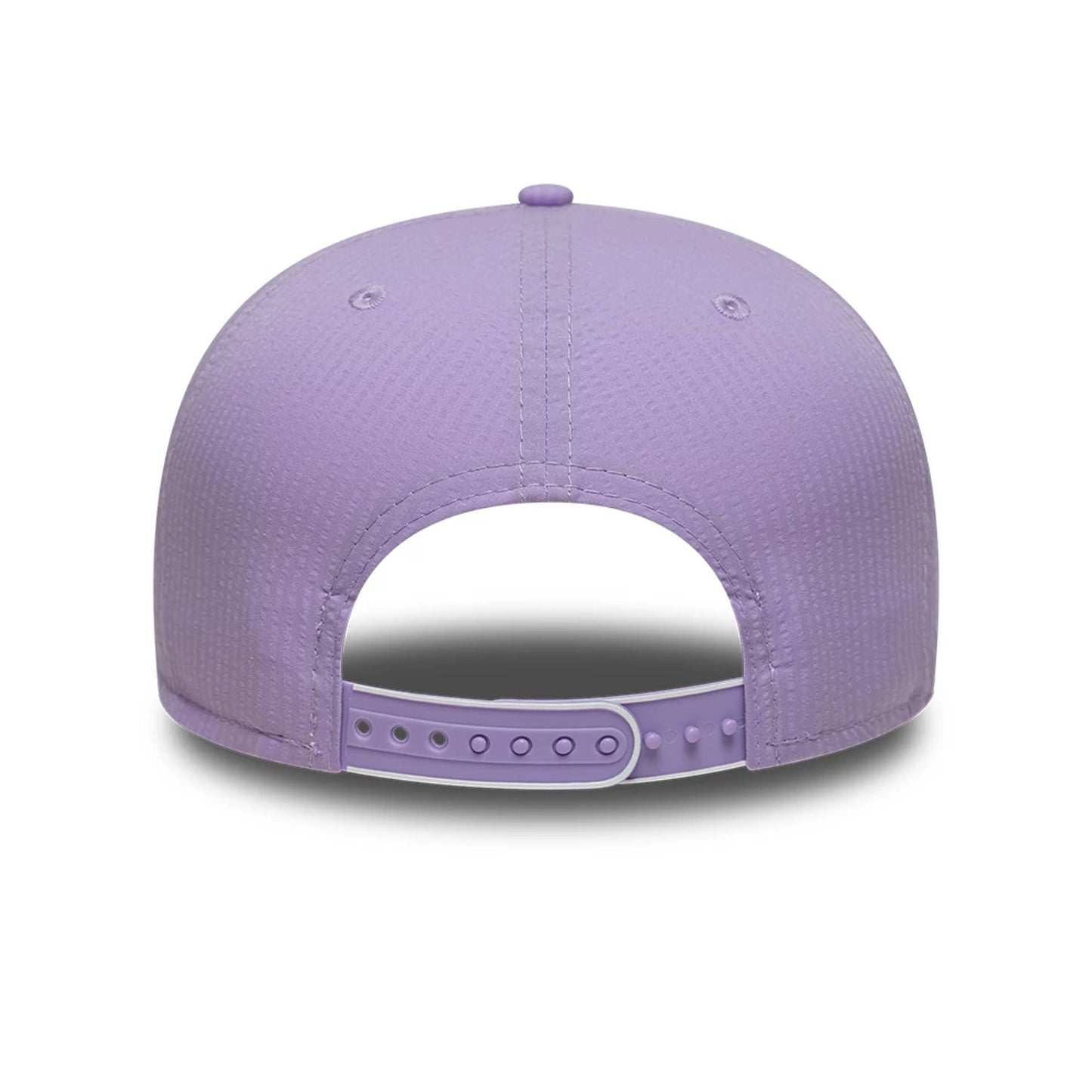 This is a New York Yankees Pastel Crepe Purple 9SEVENTY Stretch Snap Adjustable Cap 5