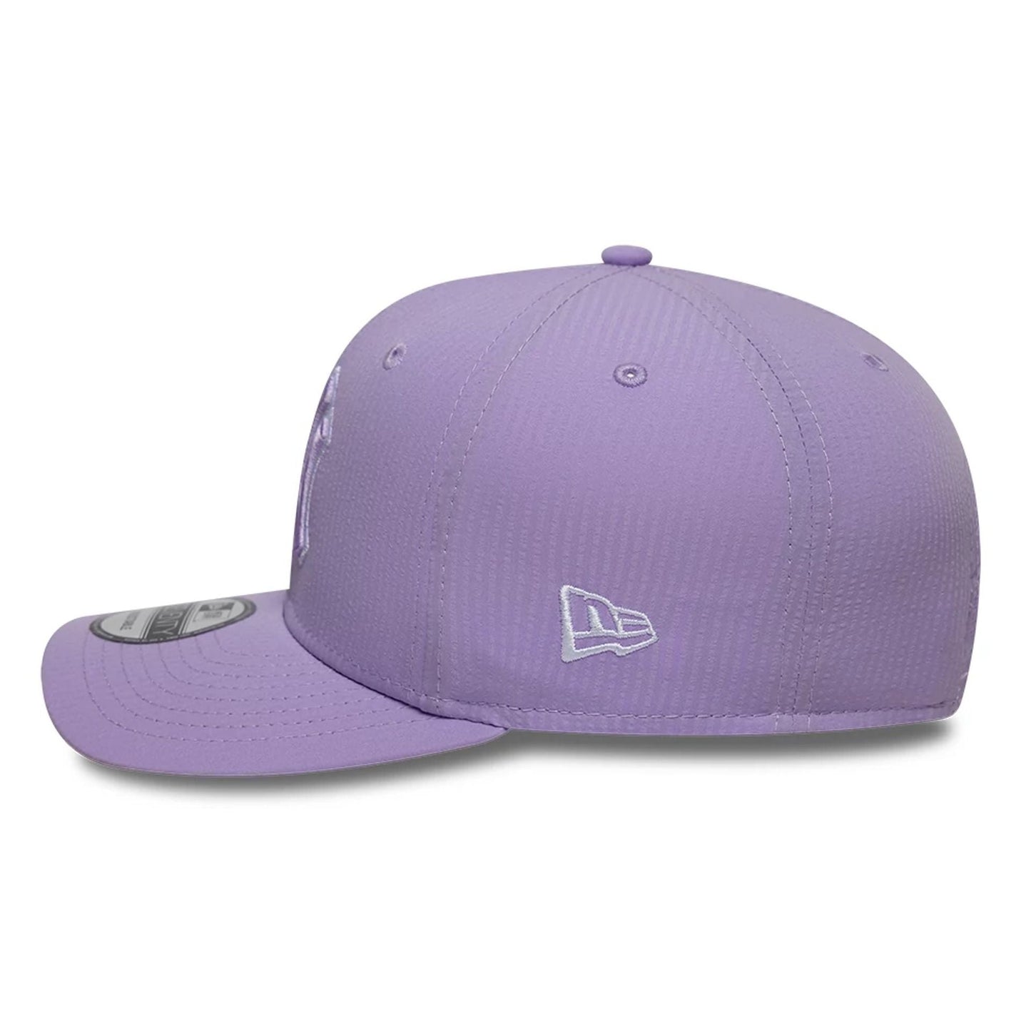 This is a New York Yankees Pastel Crepe Purple 9SEVENTY Stretch Snap Adjustable Cap 6