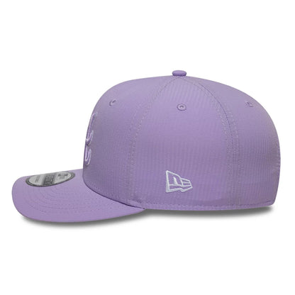 This is a Atlanta Braves Pastel Crepe Purple 9SEVENTY Stretch Snap Adjustable Cap 5