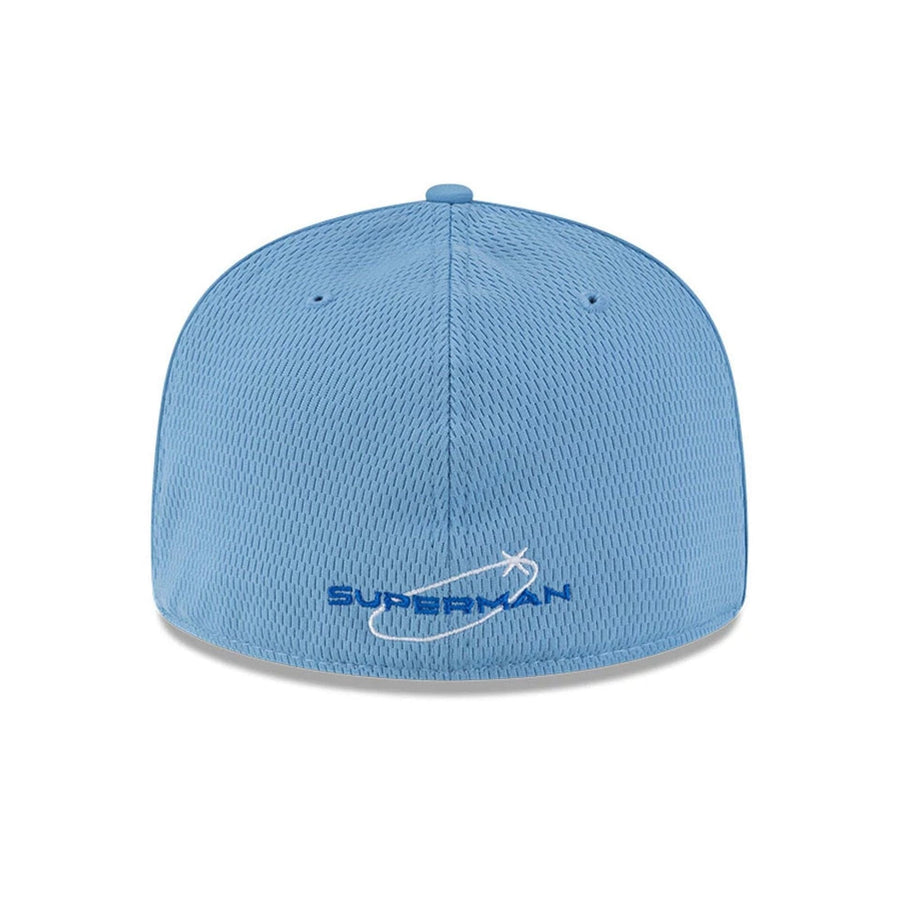 This is a Superman Pastel Blue 59FIFTY Fitted Cap 4