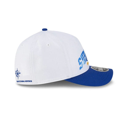 This is a Superman White 9FORTY M-Crown A-Frame Adjustable Cap 5