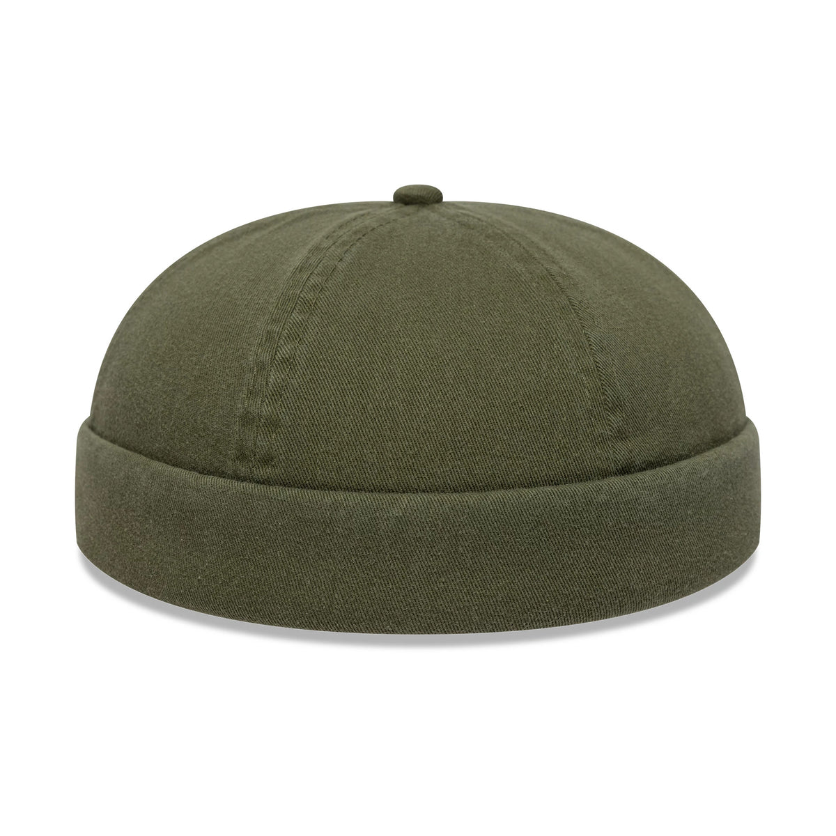 This is a New Era Washed Cotton Green Docker Adjustable Hat 5