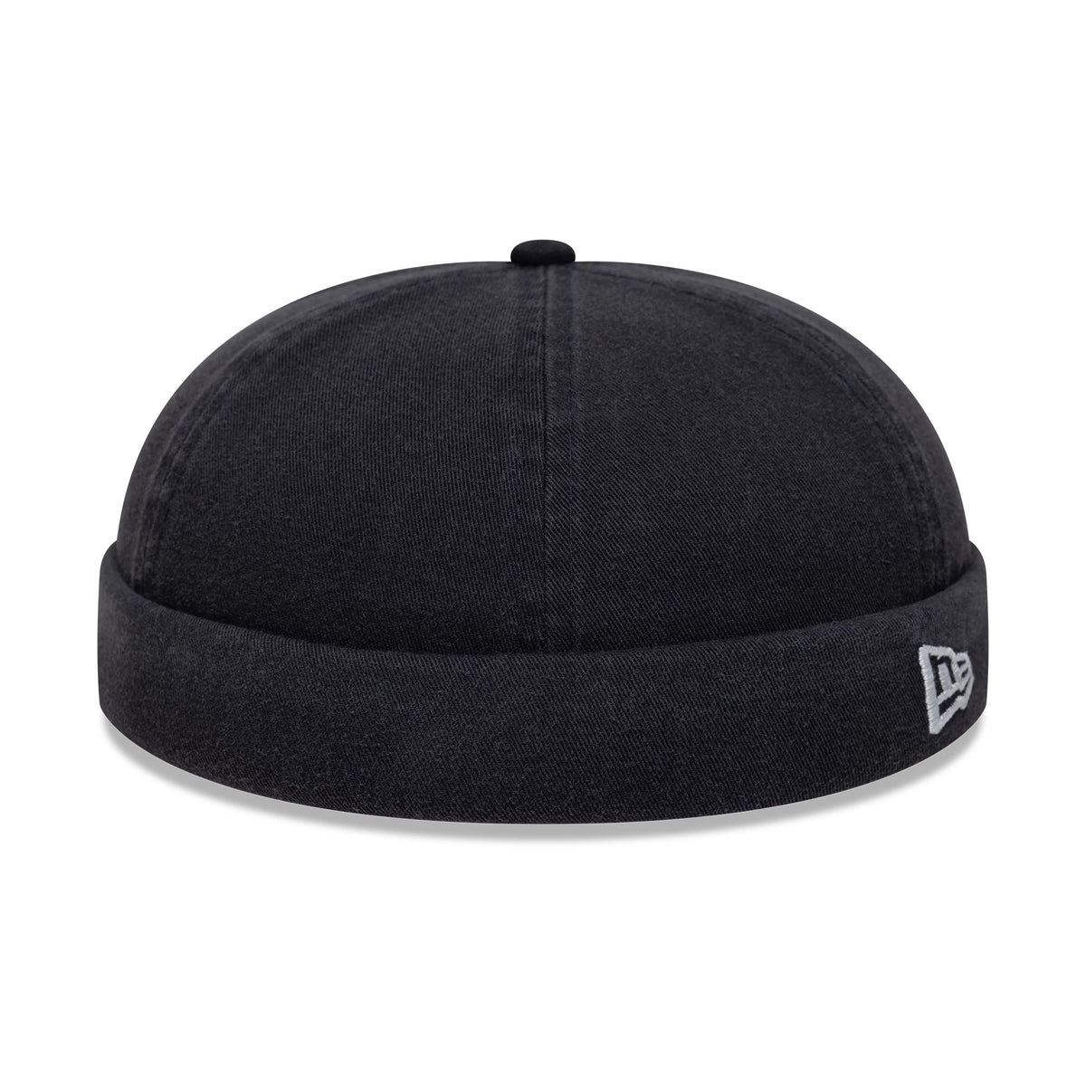 This is a New Era Washed Cotton Navy Docker Adjustable Hat 1