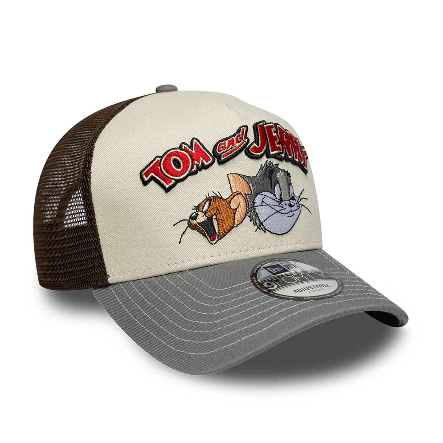 This is a Tom & Jerry Dark Grey 9FORTY A-Frame Trucker Adjustable Cap 3