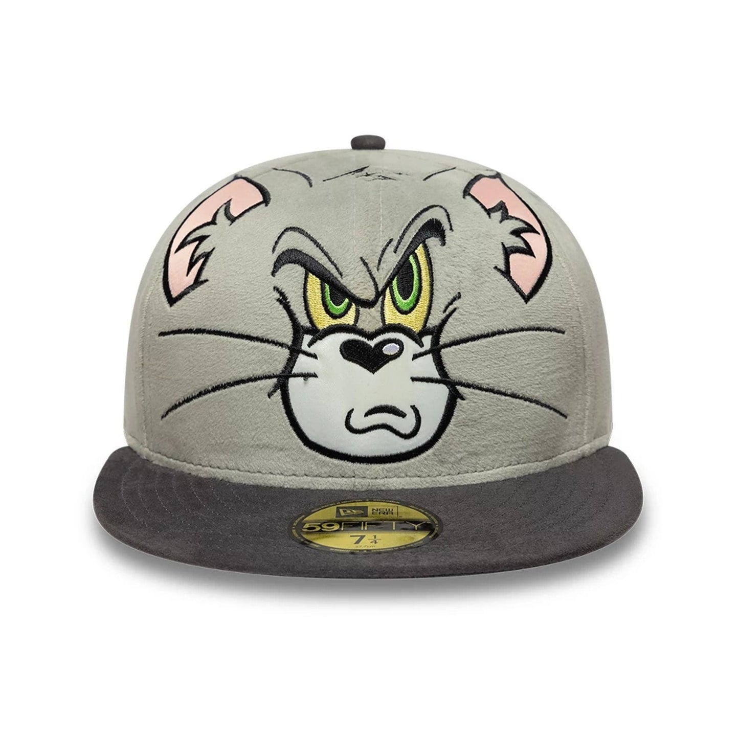 This is a Tom & Jerry Warner Brothers Face Grey 59FIFTY Fitted Cap 2