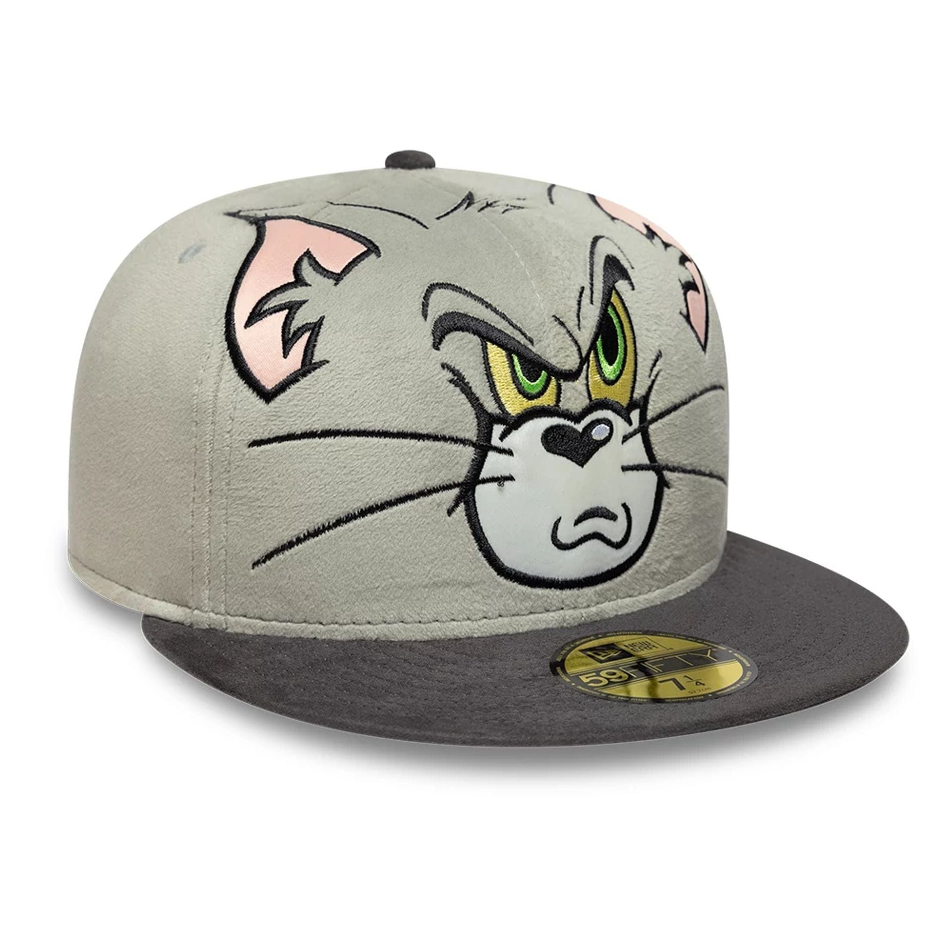This is a Tom & Jerry Warner Brothers Face Grey 59FIFTY Fitted Cap 3