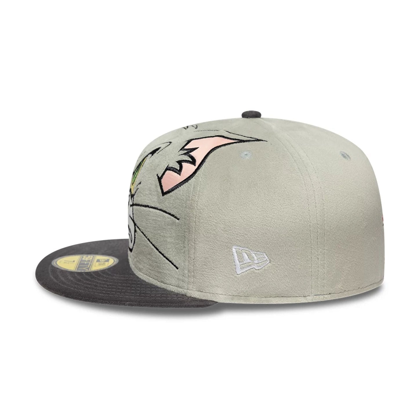 This is a Tom & Jerry Warner Brothers Face Grey 59FIFTY Fitted Cap 5