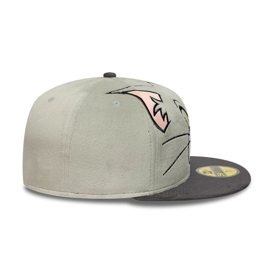 This is a Tom & Jerry Warner Brothers Face Grey 59FIFTY Fitted Cap 6