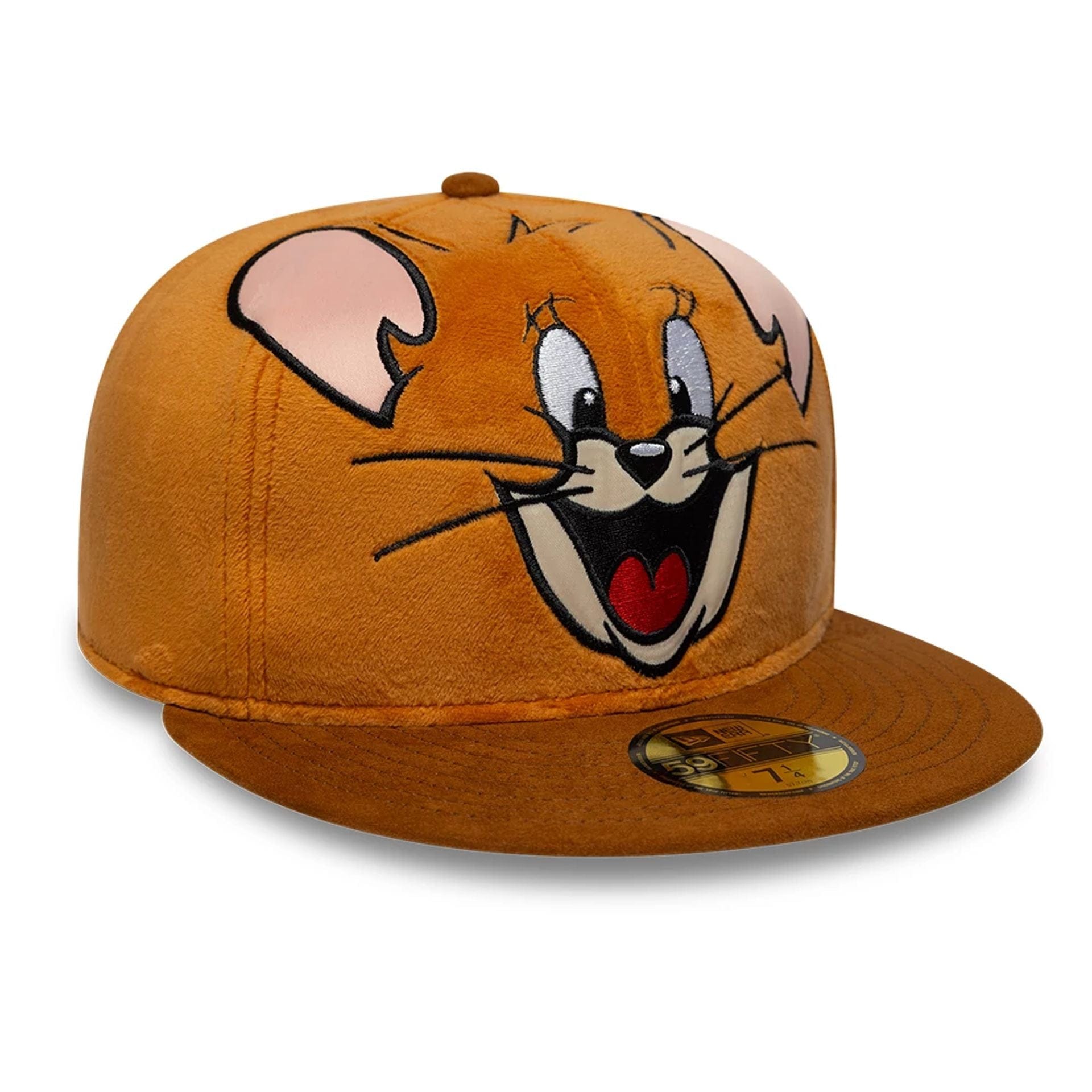 This is a Tom & Jerry Warner Brothers Face Beige 59FIFTY Fitted Cap 4
