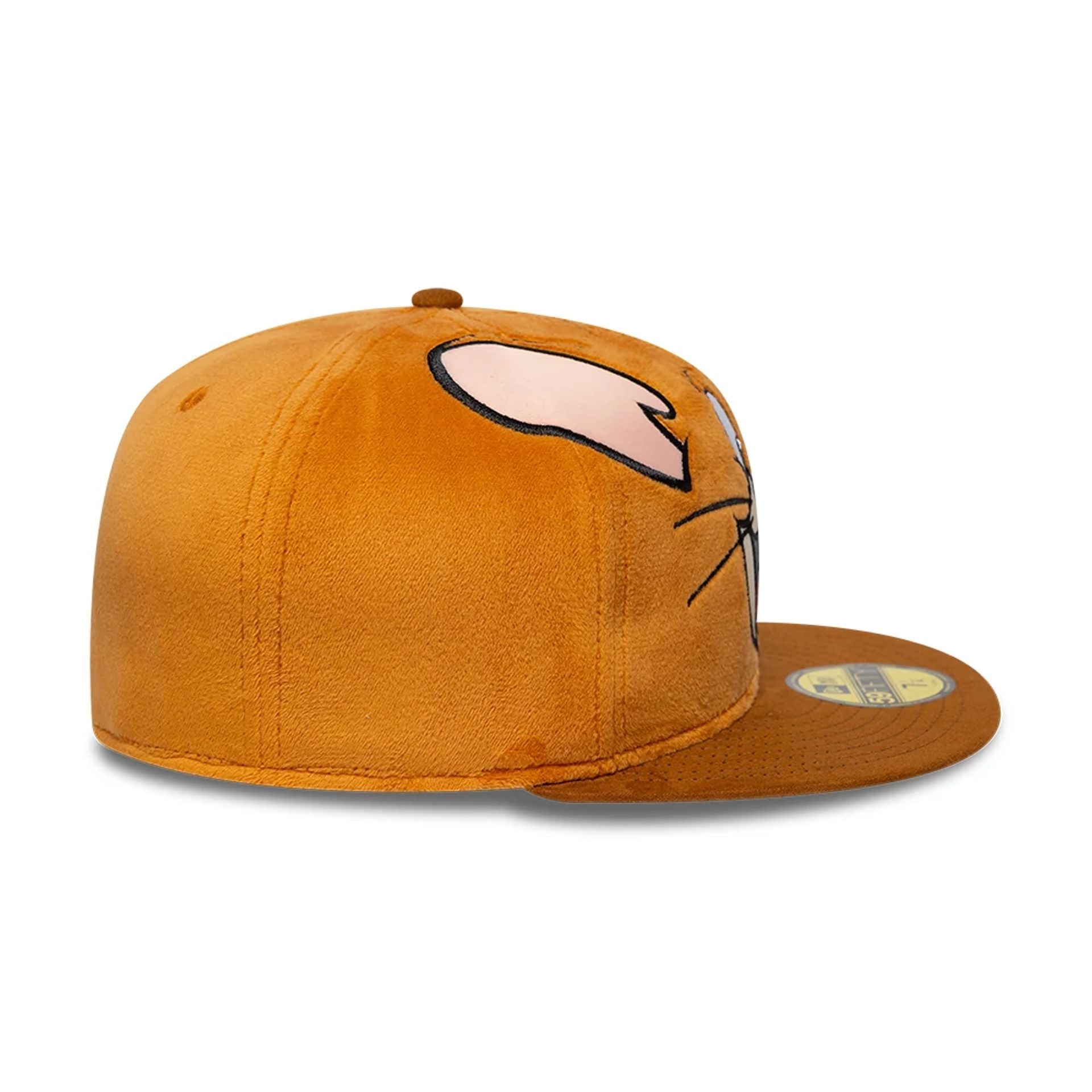 This is a Tom & Jerry Warner Brothers Face Beige 59FIFTY Fitted Cap 6