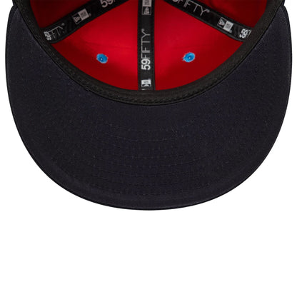 This is a Superman Skyline Pastel Blue 59FIFTY Fitted Cap 2