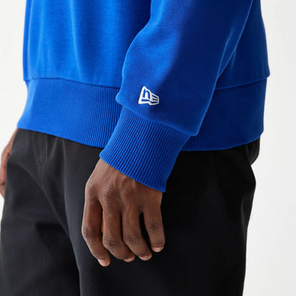 The Male model is wearing Red Bull Racing Blue Oversized Crew Neck Sweater 6