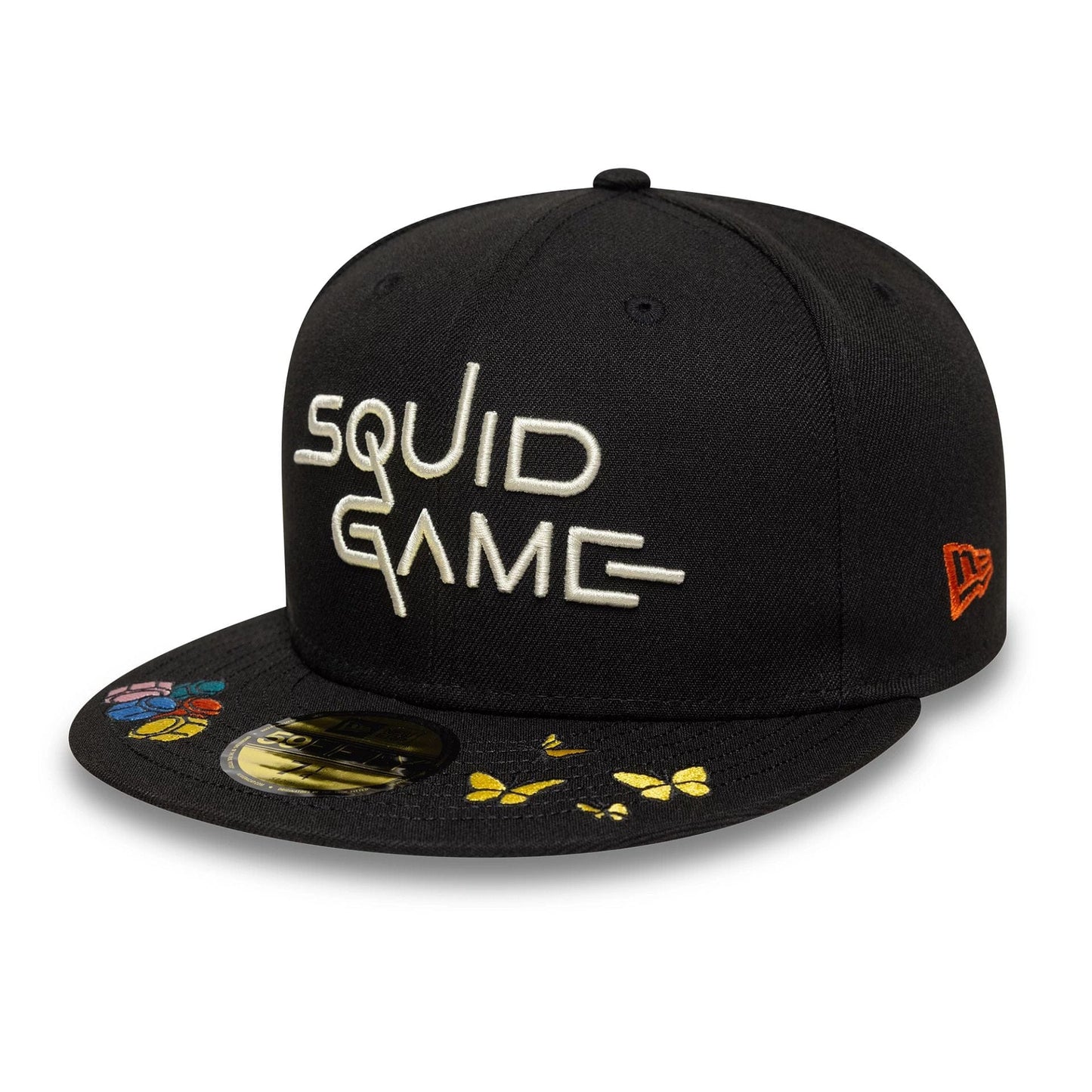 This is a Netflix Squid Game Rear Hit Black 59FIFTY Fitted Cap 1