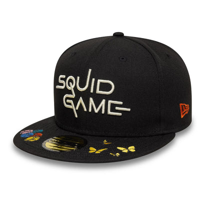 This is a Netflix Squid Game Rear Hit Black 59FIFTY Fitted Cap 1