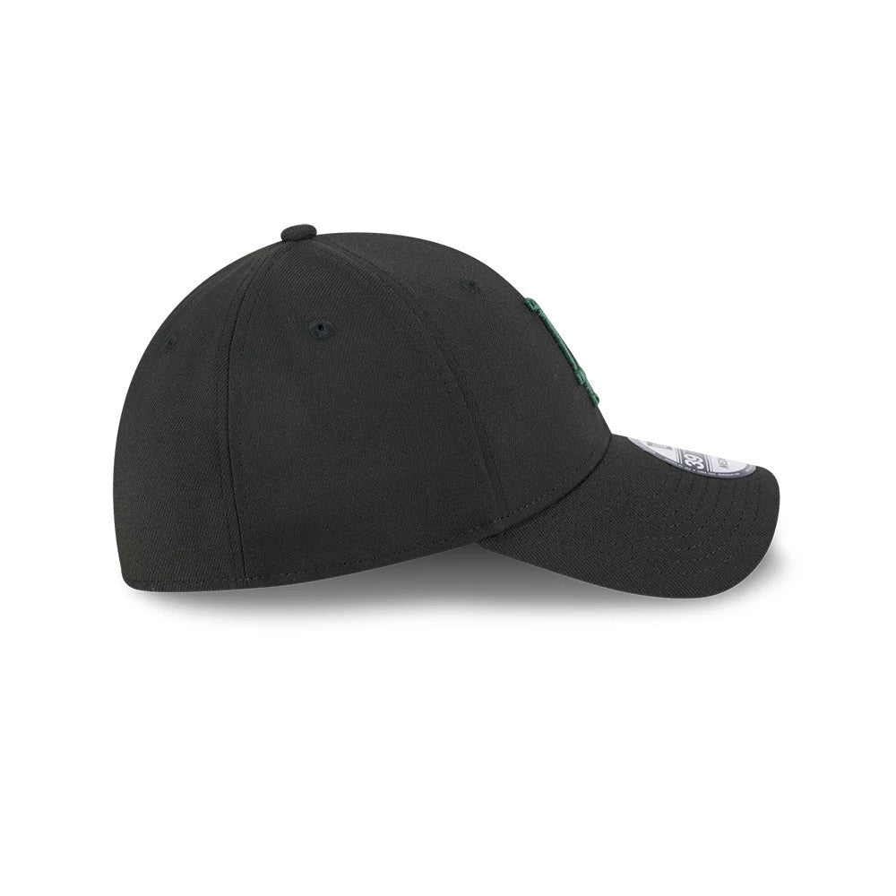 This is a LA Dodgers MLB Lifestyle Black 39THIRTY Stretch Fit Cap 6