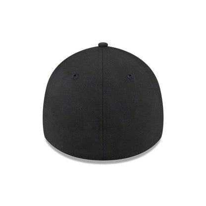 This is a New York Yankees MLB Lifestyle Black 39THIRTY Stretch Fit Cap 7