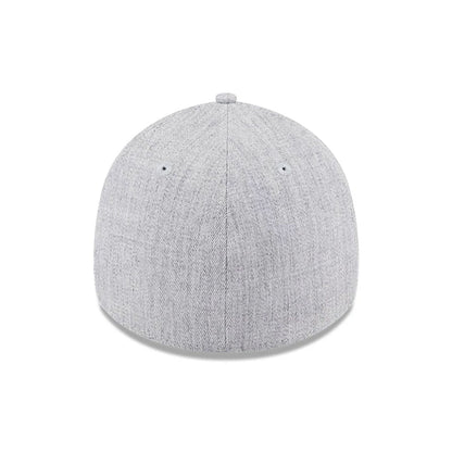 Pictured is this NFL Heather Las Vegas Raiders 39THIRTY Stretch Fit cap in grey. 6