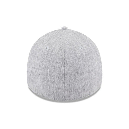 Pictured is this NFL Heather Las Vegas Raiders 39THIRTY Stretch Fit cap in grey. 6