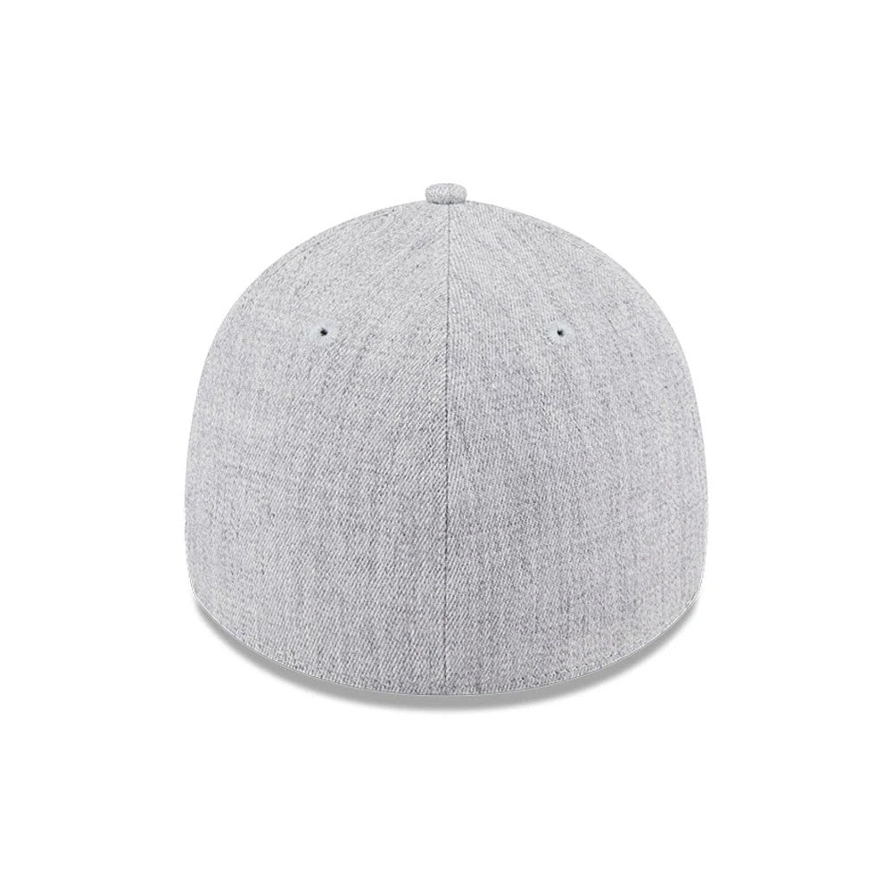 Pictured is this NFL Heather Las Vegas Raiders 39THIRTY Stretch Fit cap in grey. 6