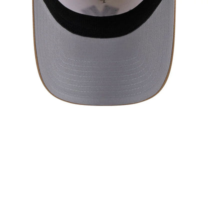 Pictured is this MLB Sandy Bay New York Yankees 39THIRTY A-Frame Stretch Fit cap in white. 2