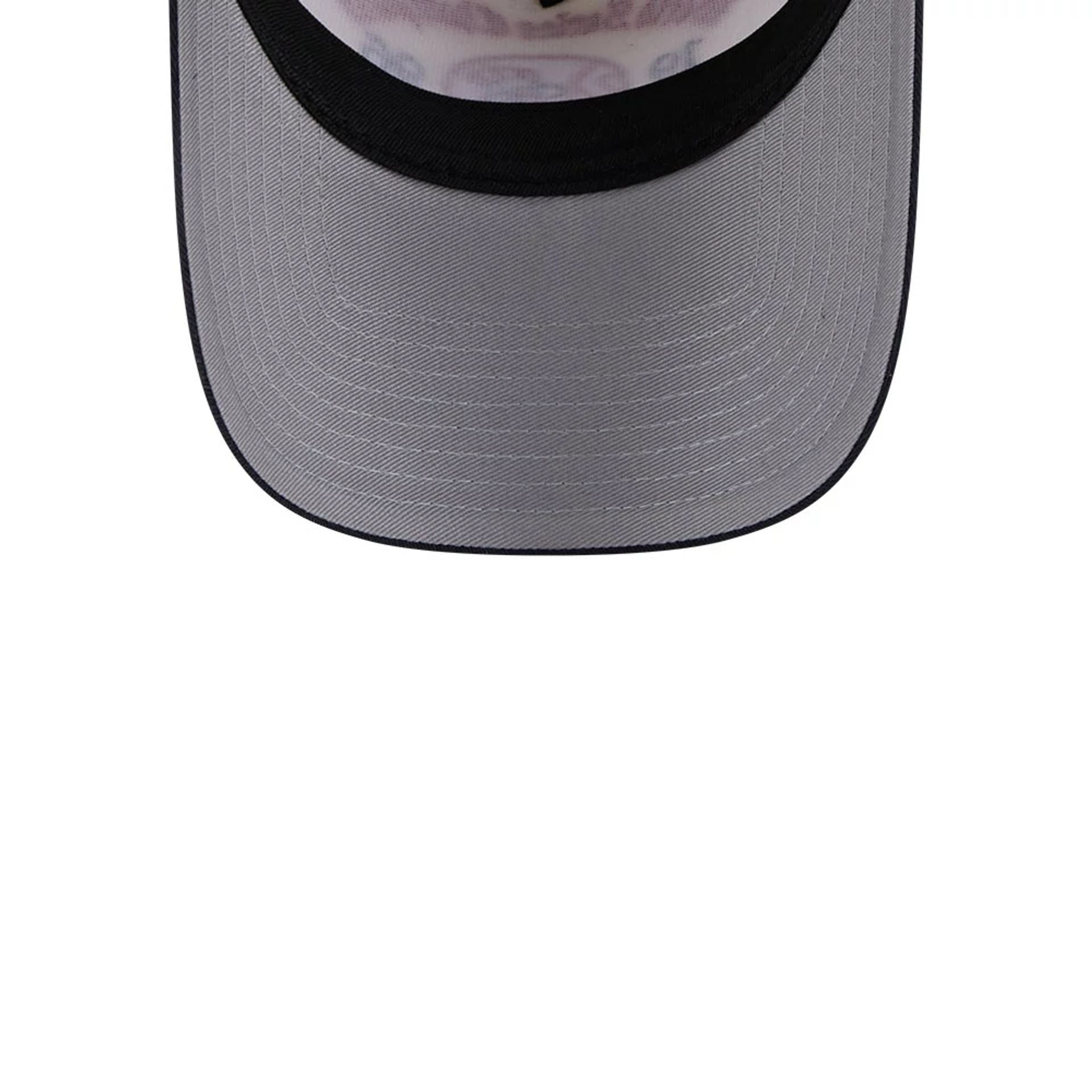 Pictured is this MLB Old English New York Yankees 9FORTY A-Frame cap in white. 2