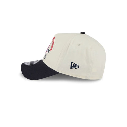 Pictured is this MLB Old English New York Yankees 9FORTY A-Frame cap in white. 6