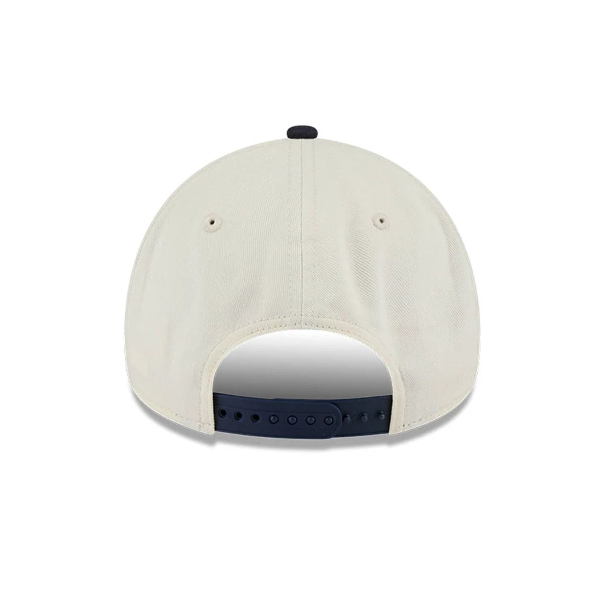 Pictured is this MLB Old English New York Yankees 9FORTY A-Frame cap in white. 7