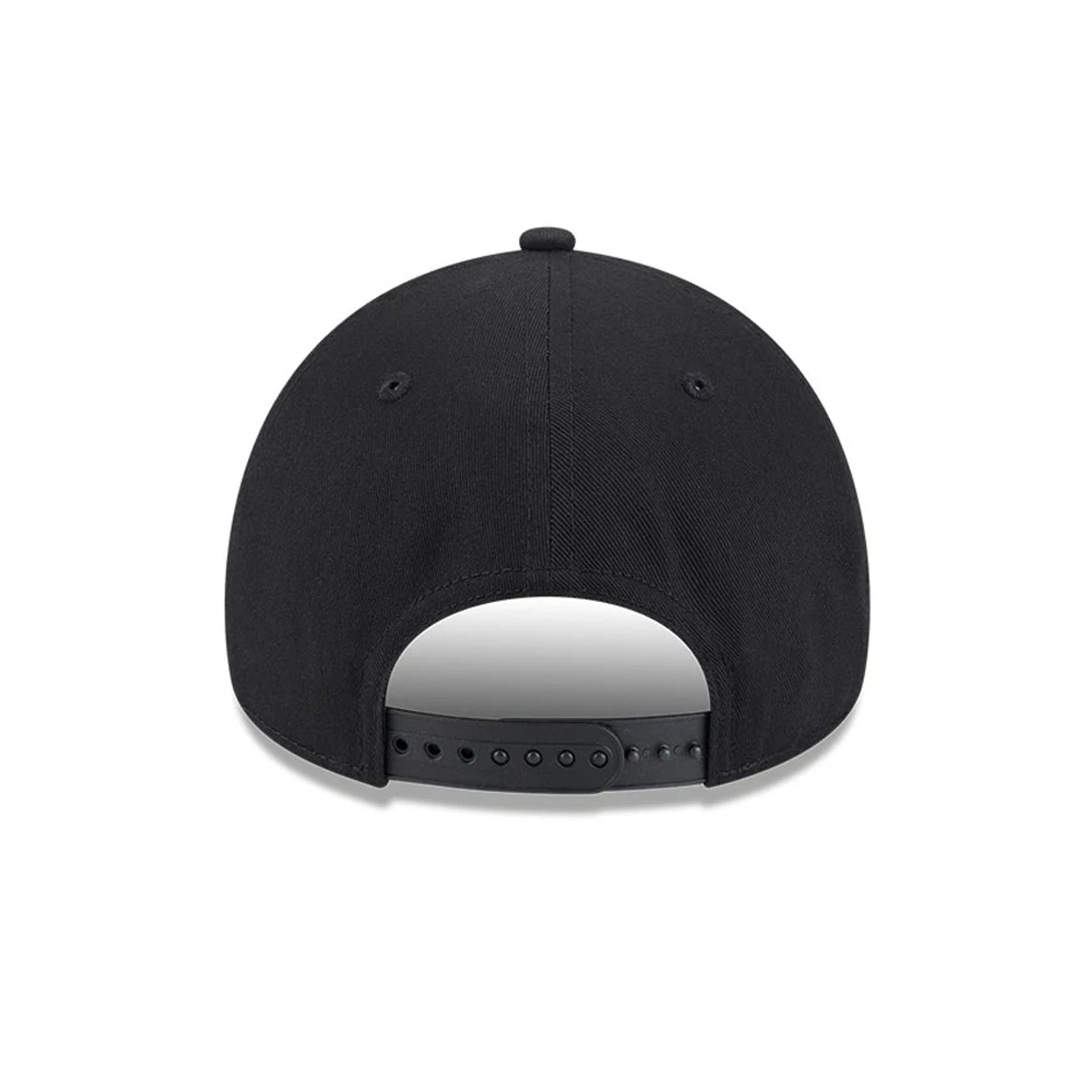 Pictured is this NHL Retro Anaheim Ducks 9FORTY A-Frame cap in black. 7