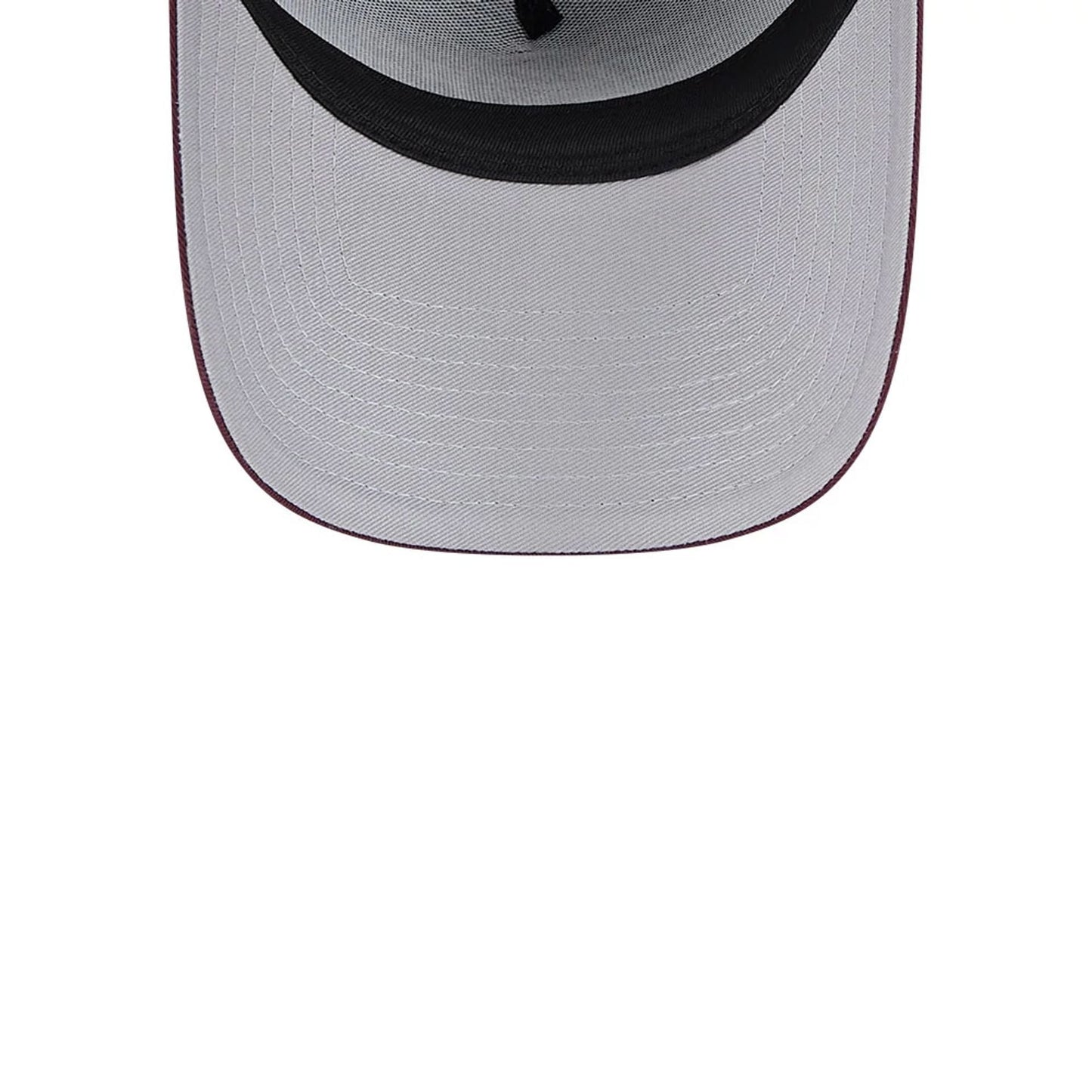 Pictured is this NHL Retro Anaheim Ducks 9FORTY A-Frame cap in dark purple. 2