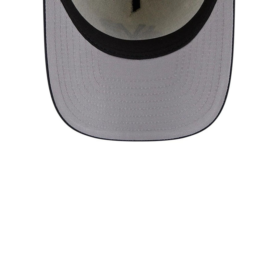 Pictured is this MLB 3 Times World Series New York Yankees 9FIFTY A-Frame Snapback cap in white. 2