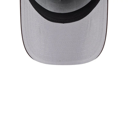 This is a Las Vegas Raiders NFL Metallic Dark Brown 9FIFTY A-Frame Snapback Adjustable Cap 2