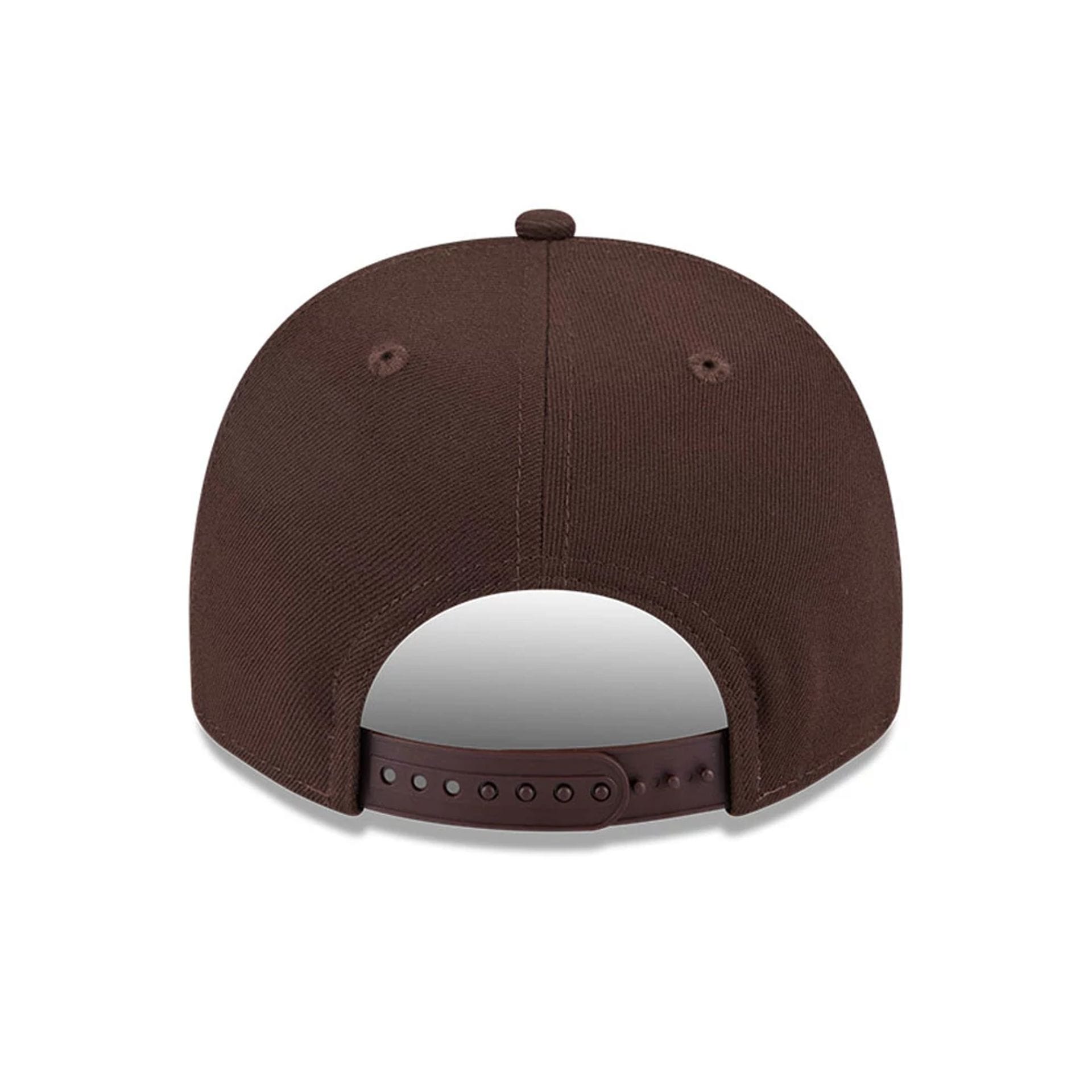 This is a Las Vegas Raiders NFL Metallic Dark Brown 9FIFTY A-Frame Snapback Adjustable Cap 7