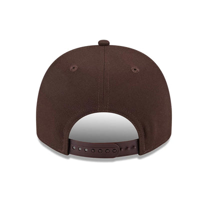 This is a Las Vegas Raiders NFL Metallic Dark Brown 9FIFTY A-Frame Snapback Adjustable Cap 7