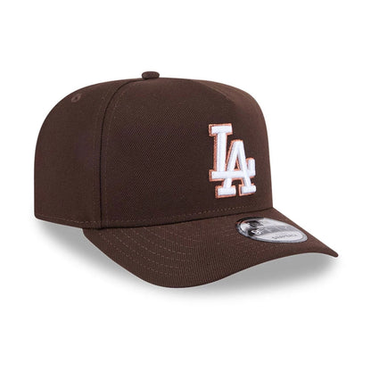 This is a LA Dodgers MLB Metallic Dark Brown 9FIFTY A-Frame Snapback Adjustable Cap 4