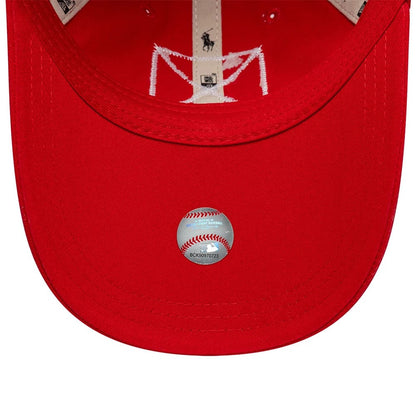This is a New York Yankees Ralph Lauren x MLB Open Red 9FORTY Adjustable Cap 7