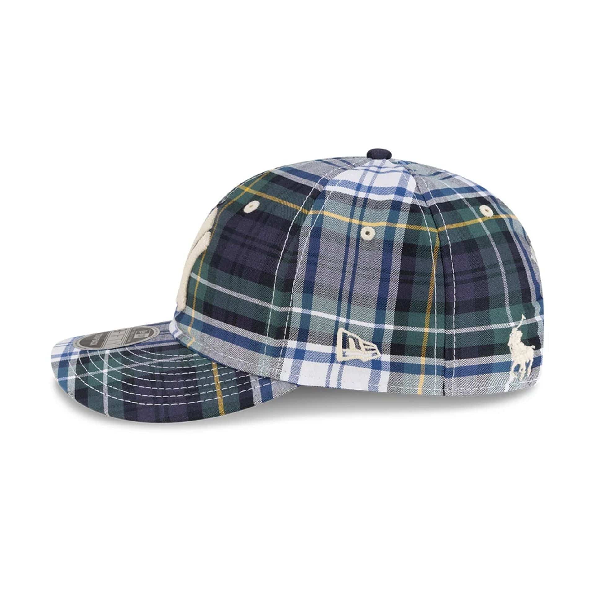 This is a New York Yankees Ralph Lauren x MLB Open Green Retro Crown 9FIFTY Adjustable Cap 6